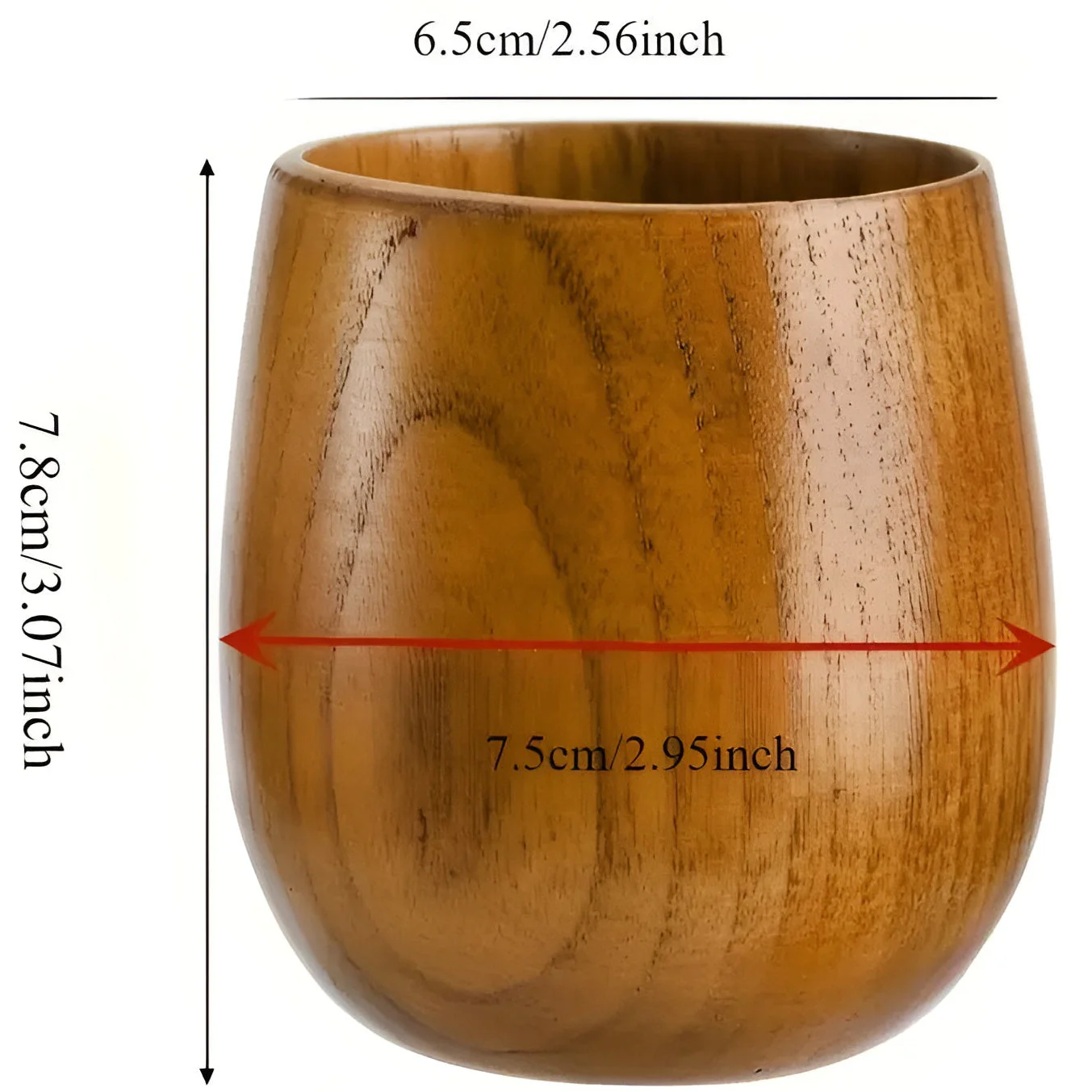 Handcrafted Wooden Tea Cup - Image 8