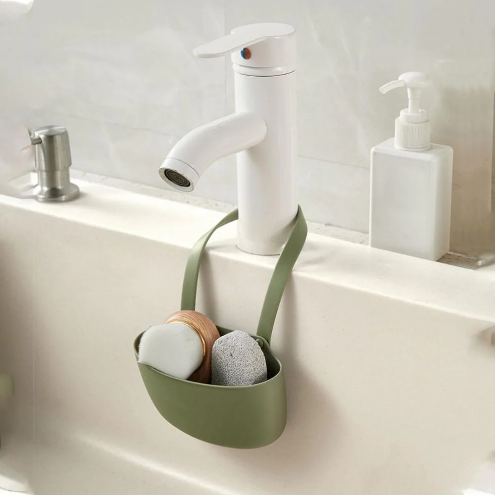 Hanging Silicone Dish Drainer Organizer - Image 2