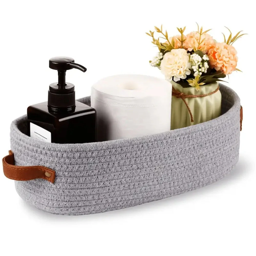 Harper Woven Storage Basket Organizer - Image 2
