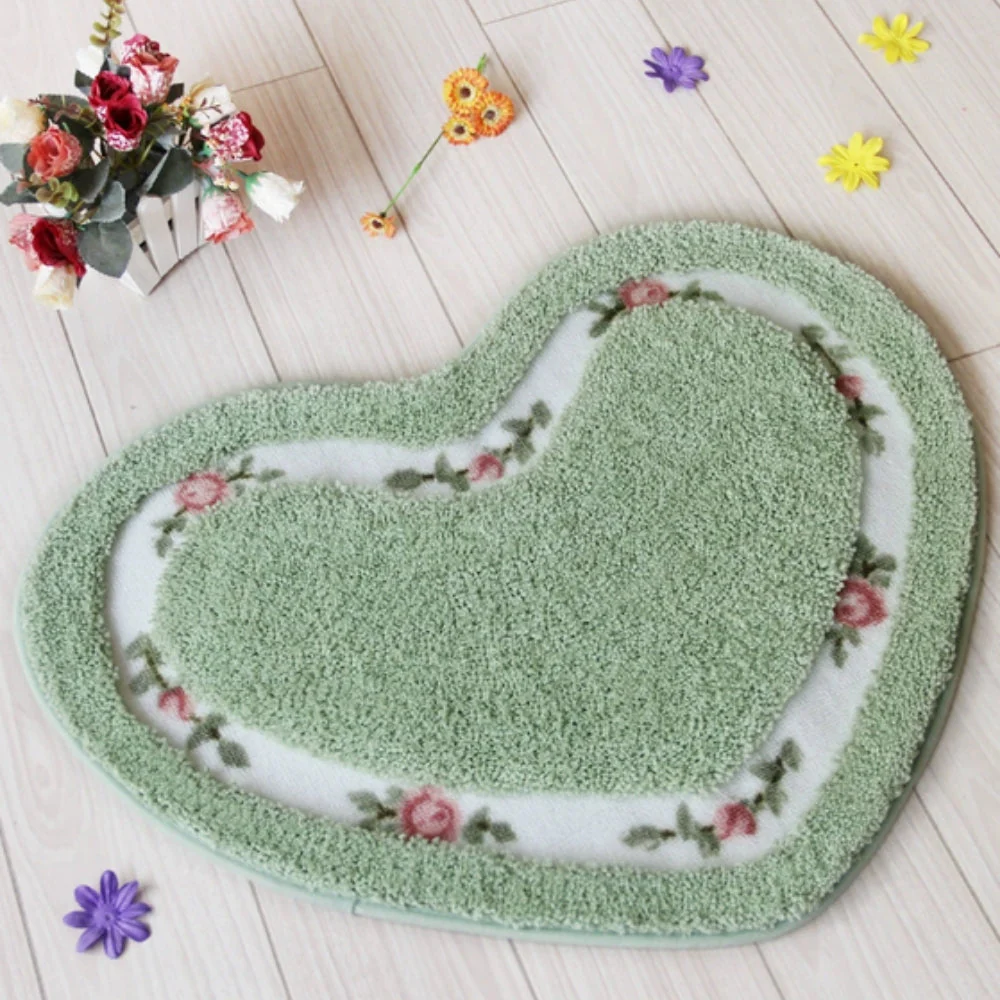 Heart Floral Tufted Bath Mat - Image 7