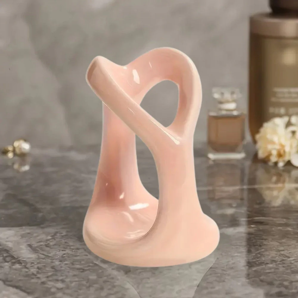 Heart-Shaped Ceramic Toothbrush Holder - Image 3