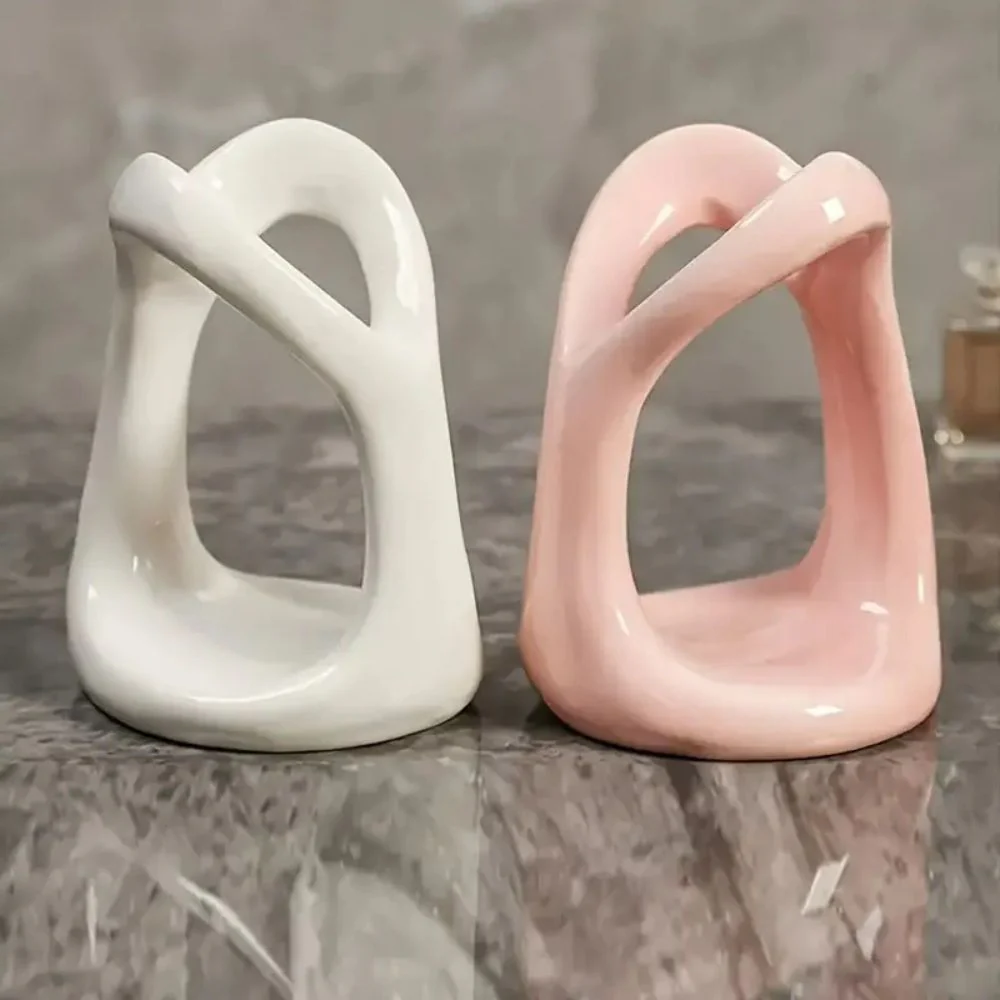 Heart-Shaped Ceramic Toothbrush Holder - Image 7