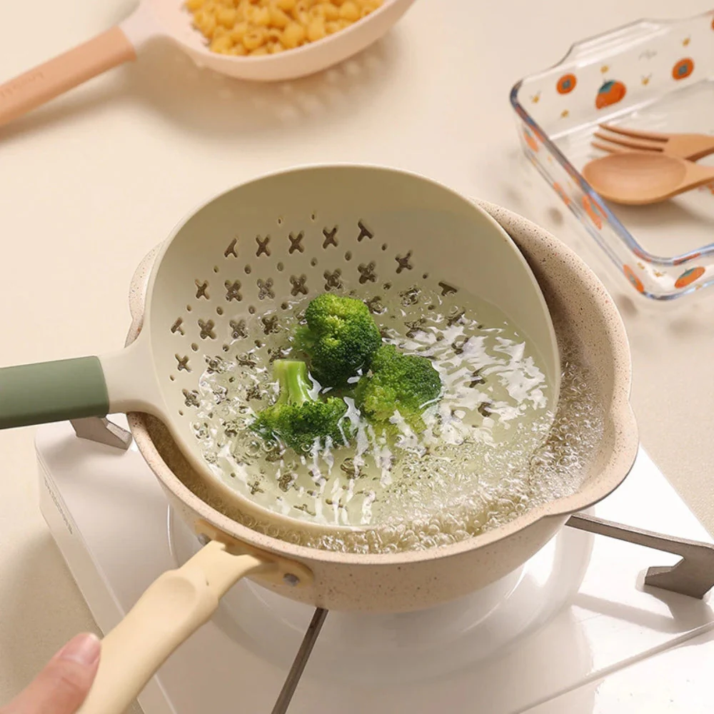 Heat-Resistant Plastic Colander Strainer - Image 5