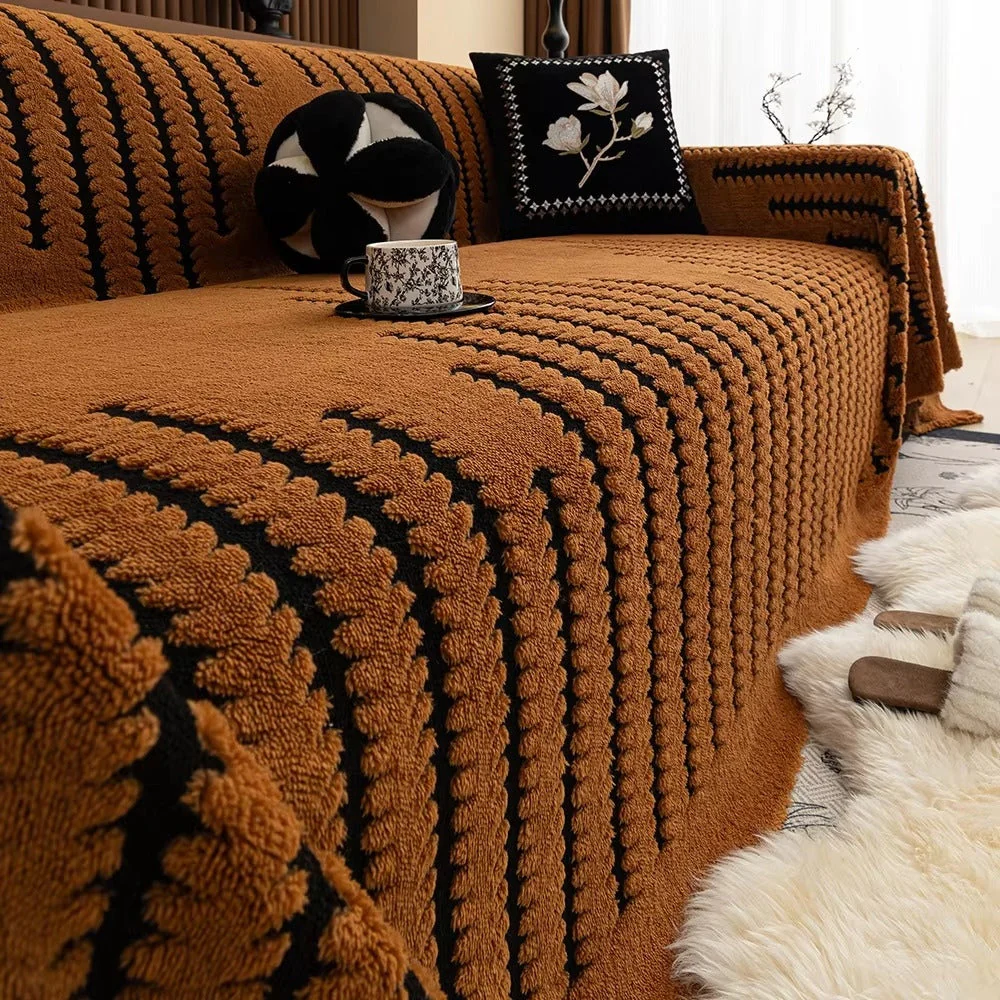 Heritage Plush Tufted Sofa Cover - Image 3