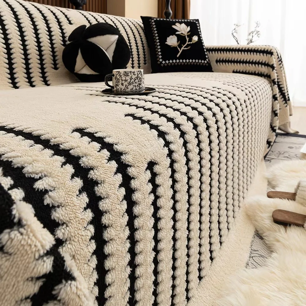 Heritage Plush Tufted Sofa Cover - Image 6