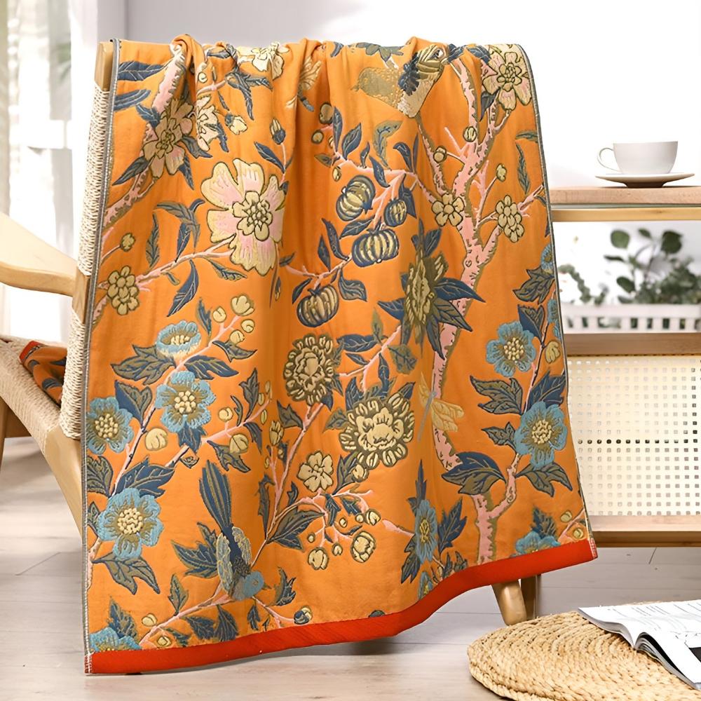 Hibiscus Reversible Bath Towel - Image 8