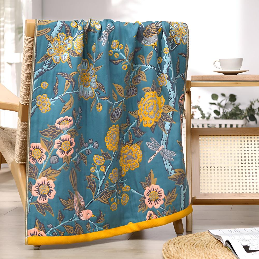Hibiscus Reversible Bath Towel - Image 9