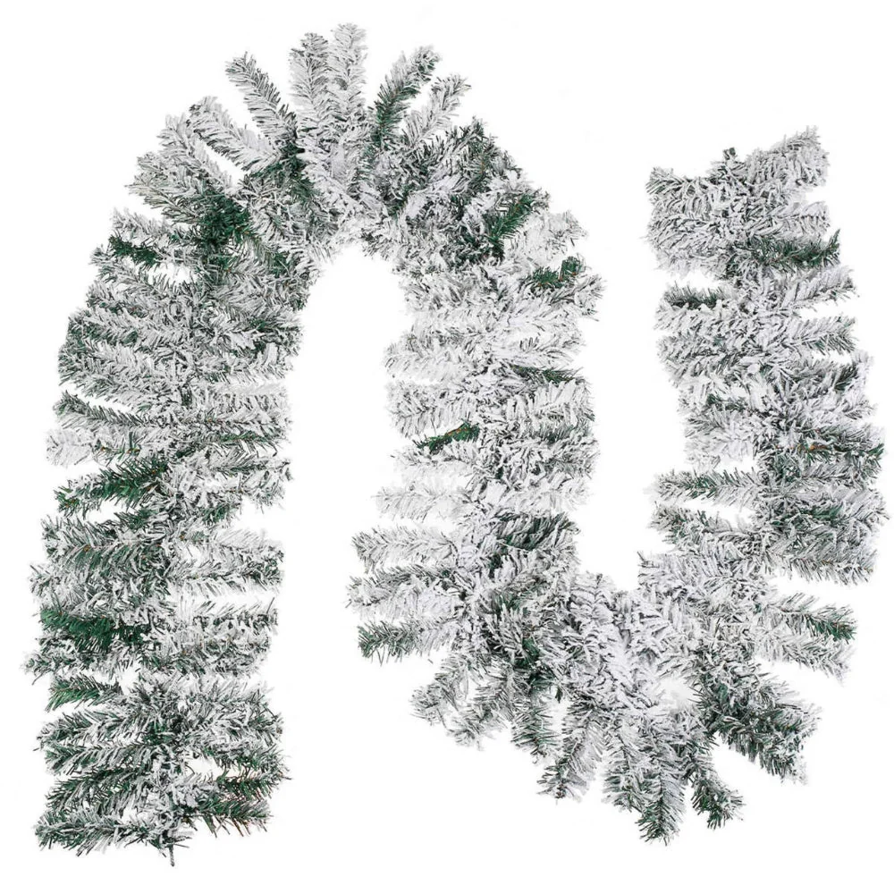 Holiday Frosted Christmas Garland - Image 7
