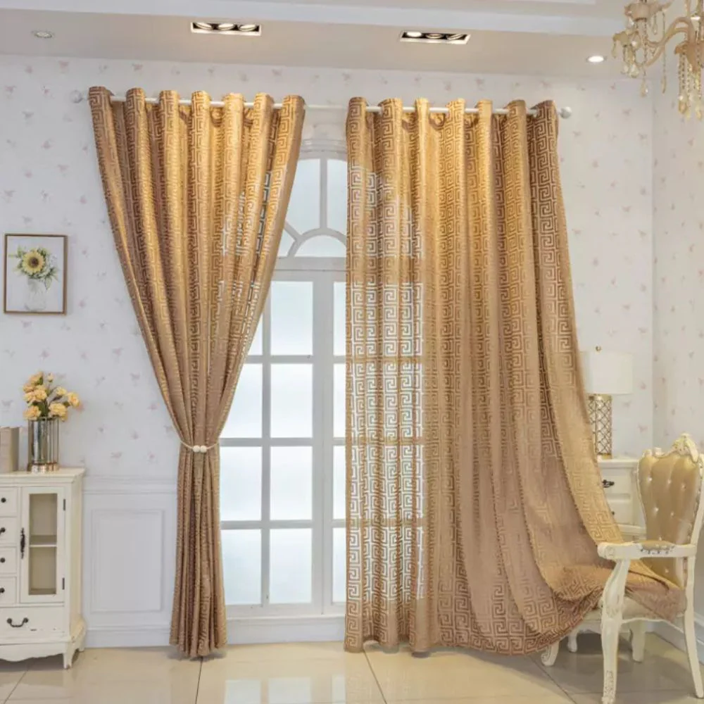 Imperial Maze Embroidered Curtain