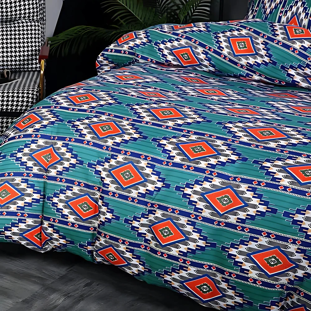 Indara Boho Tribal Print Duvet Cover Set - Image 8