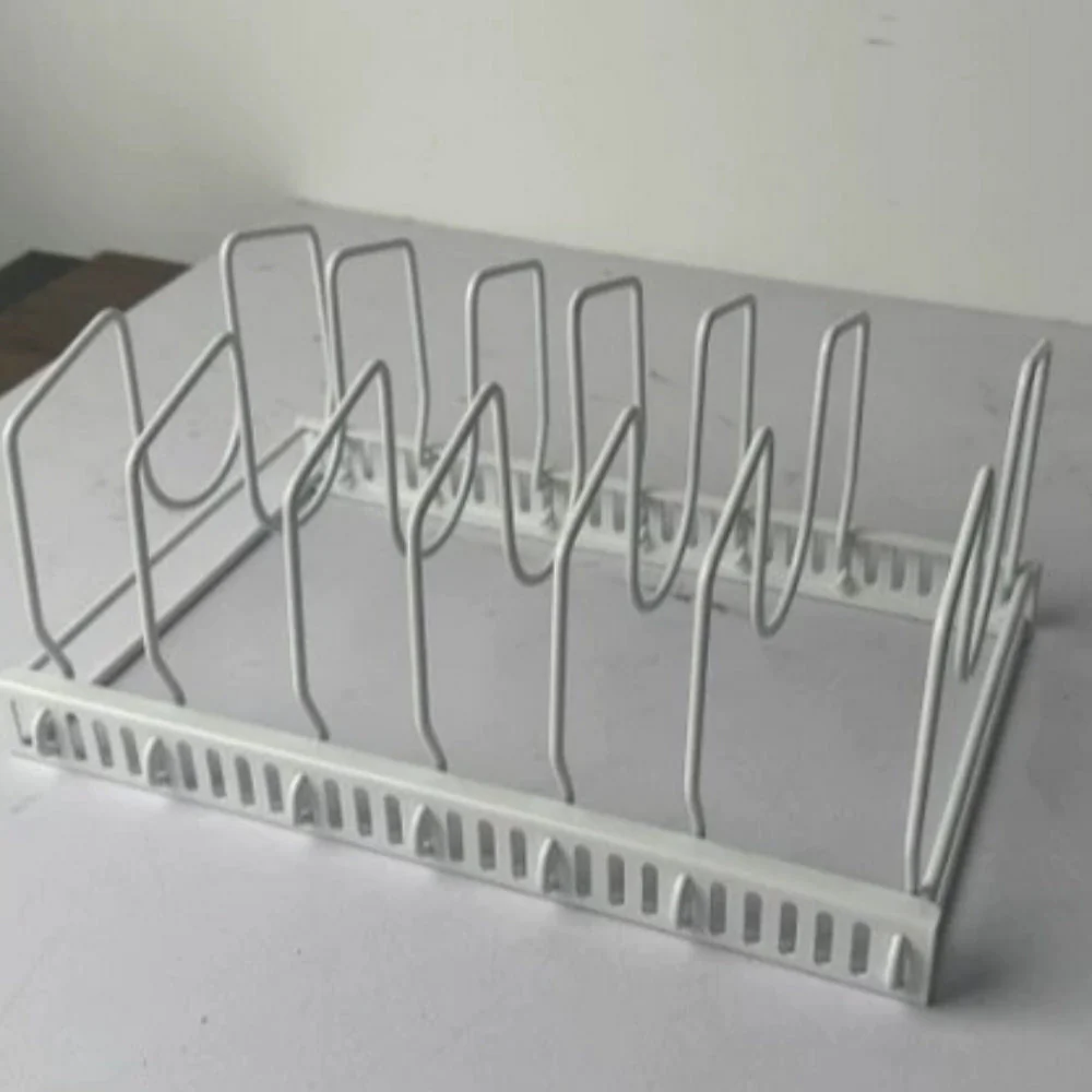 Iron Dish Pot Lid and Utensils Storage Rack - Image 6
