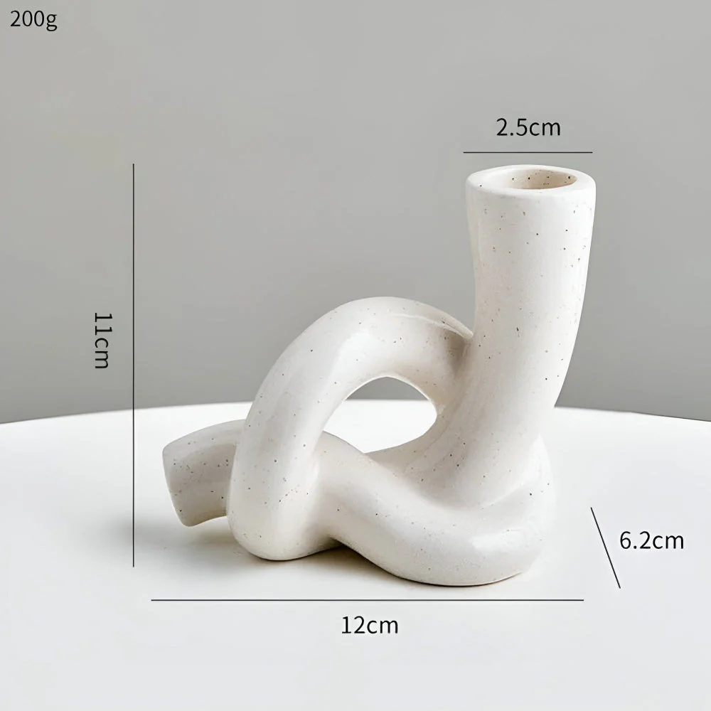 Knot Ceramic Candle Holder - Image 9