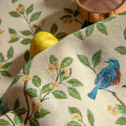 Lavish Heritage Floral & Bird Tablecloth - Image 4