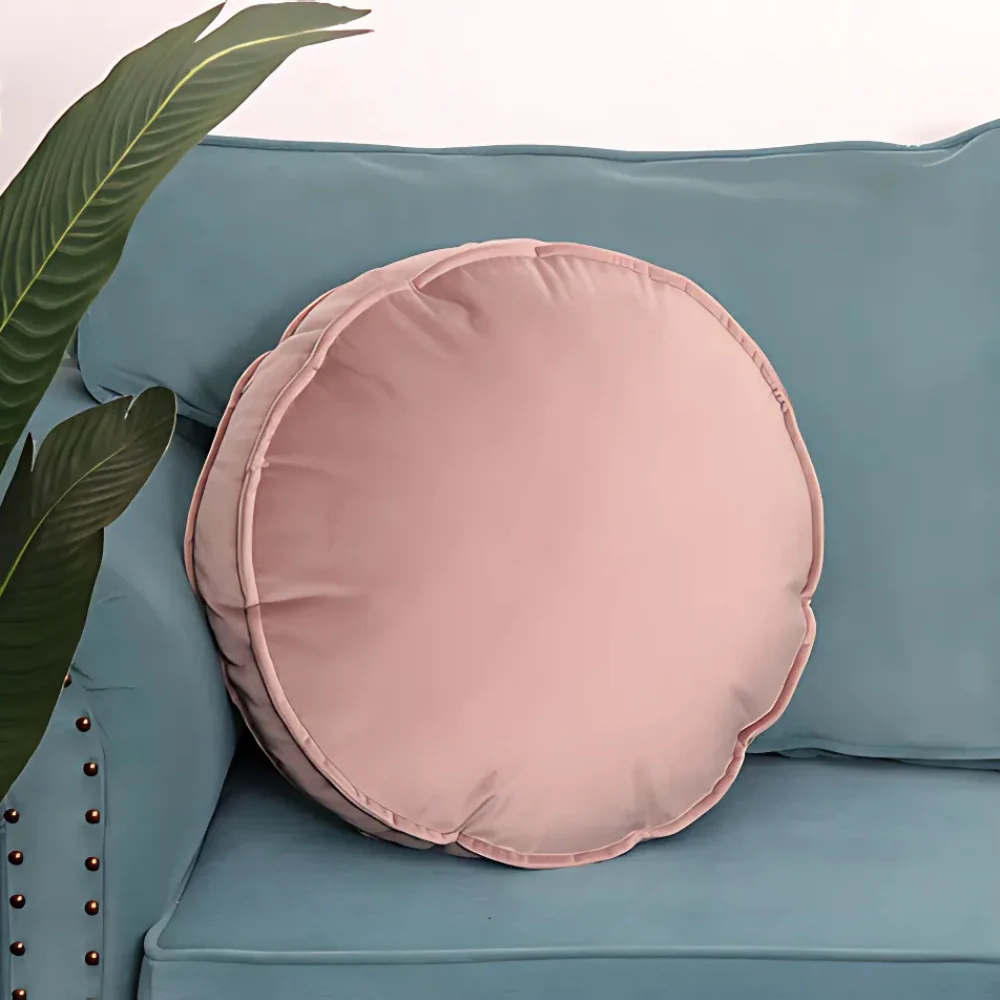 Lavish Velvet Round Cushion - Image 12
