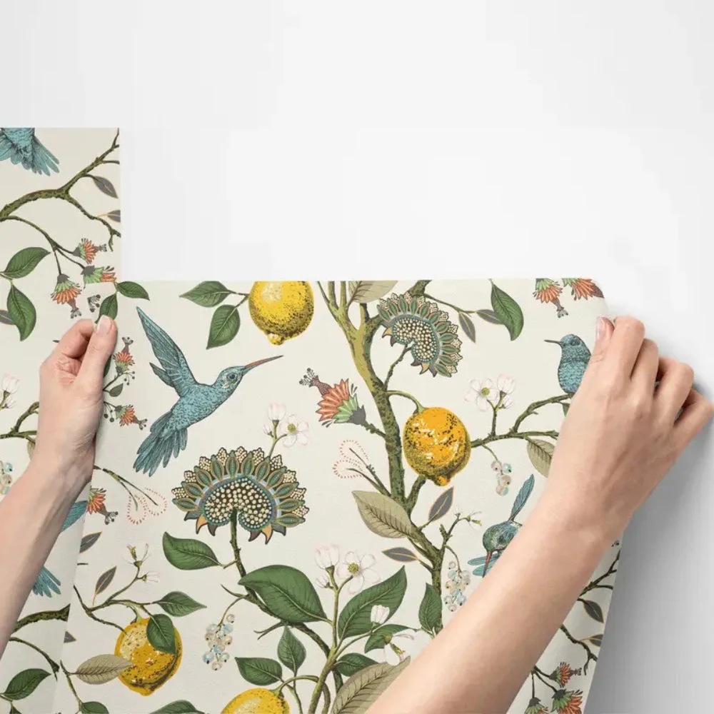 Lemon Bluebird PVC Adhesive Wallpaper - Image 4