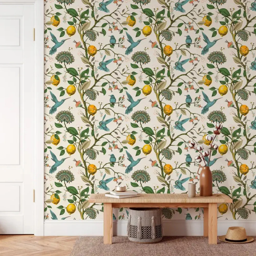 Lemon Bluebird PVC Adhesive Wallpaper - Image 5