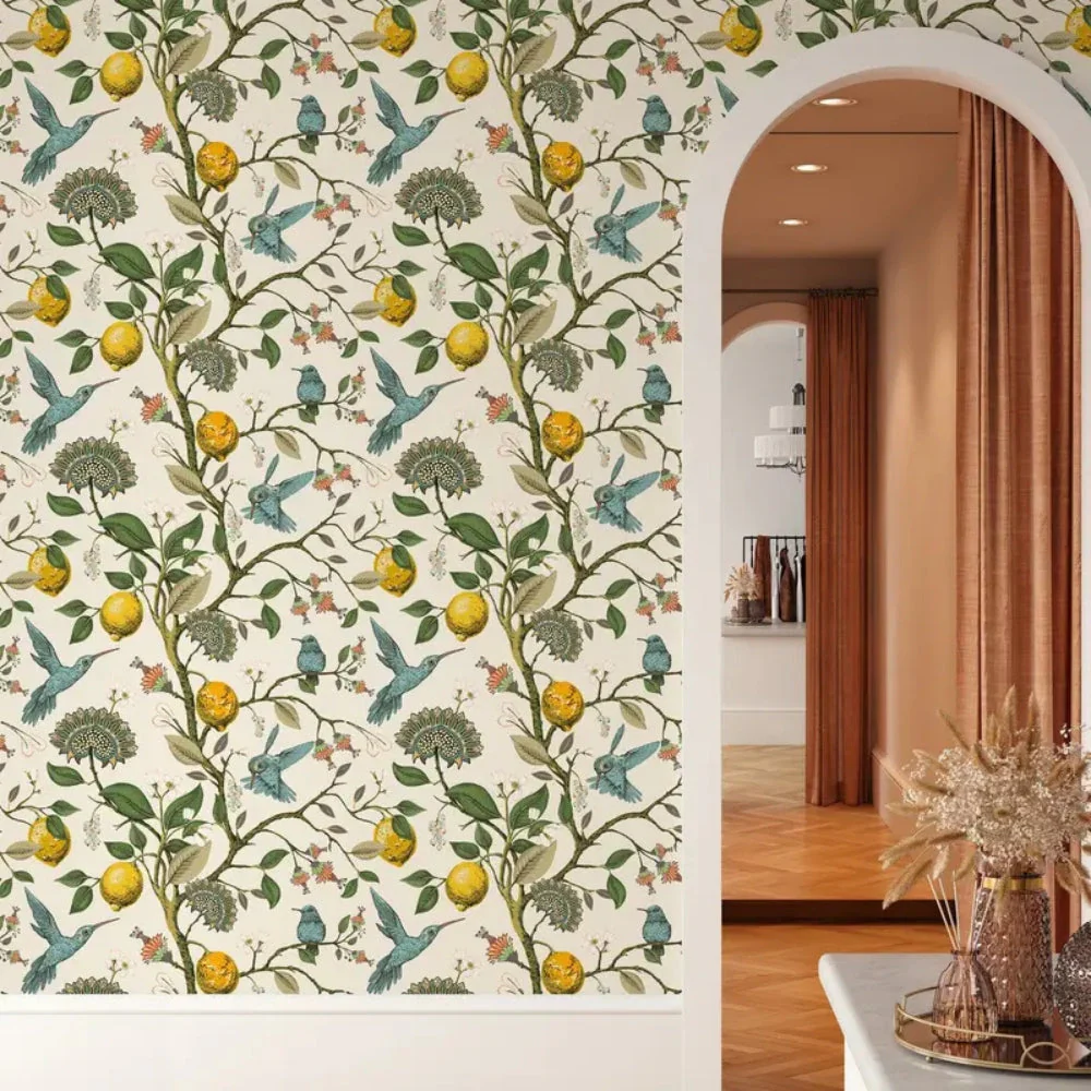 Lemon Bluebird PVC Adhesive Wallpaper - Image 8