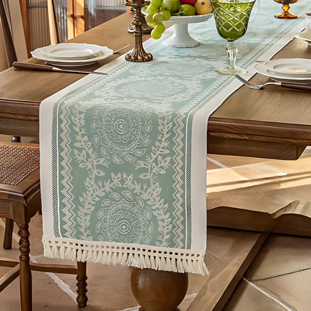 Leona Luxury Linen Table Runner - Image 7