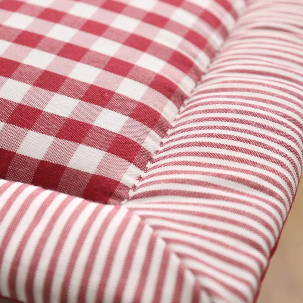 Liven Cotton Seat Pad Dining Chair Cushion - Image 10