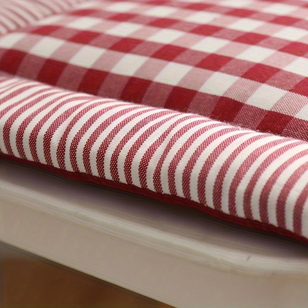 Liven Cotton Seat Pad Dining Chair Cushion - Image 11