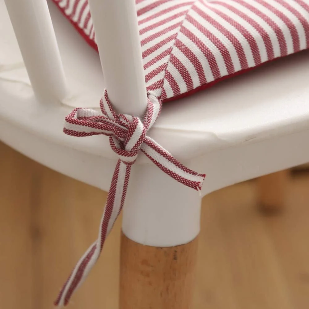 Liven Cotton Seat Pad Dining Chair Cushion - Image 12