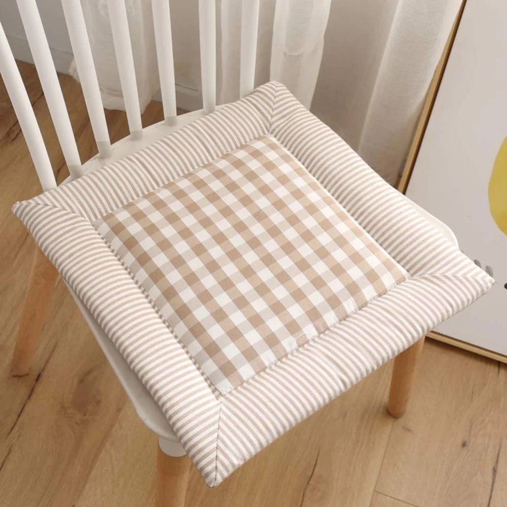 Liven Cotton Seat Pad Dining Chair Cushion - Image 6