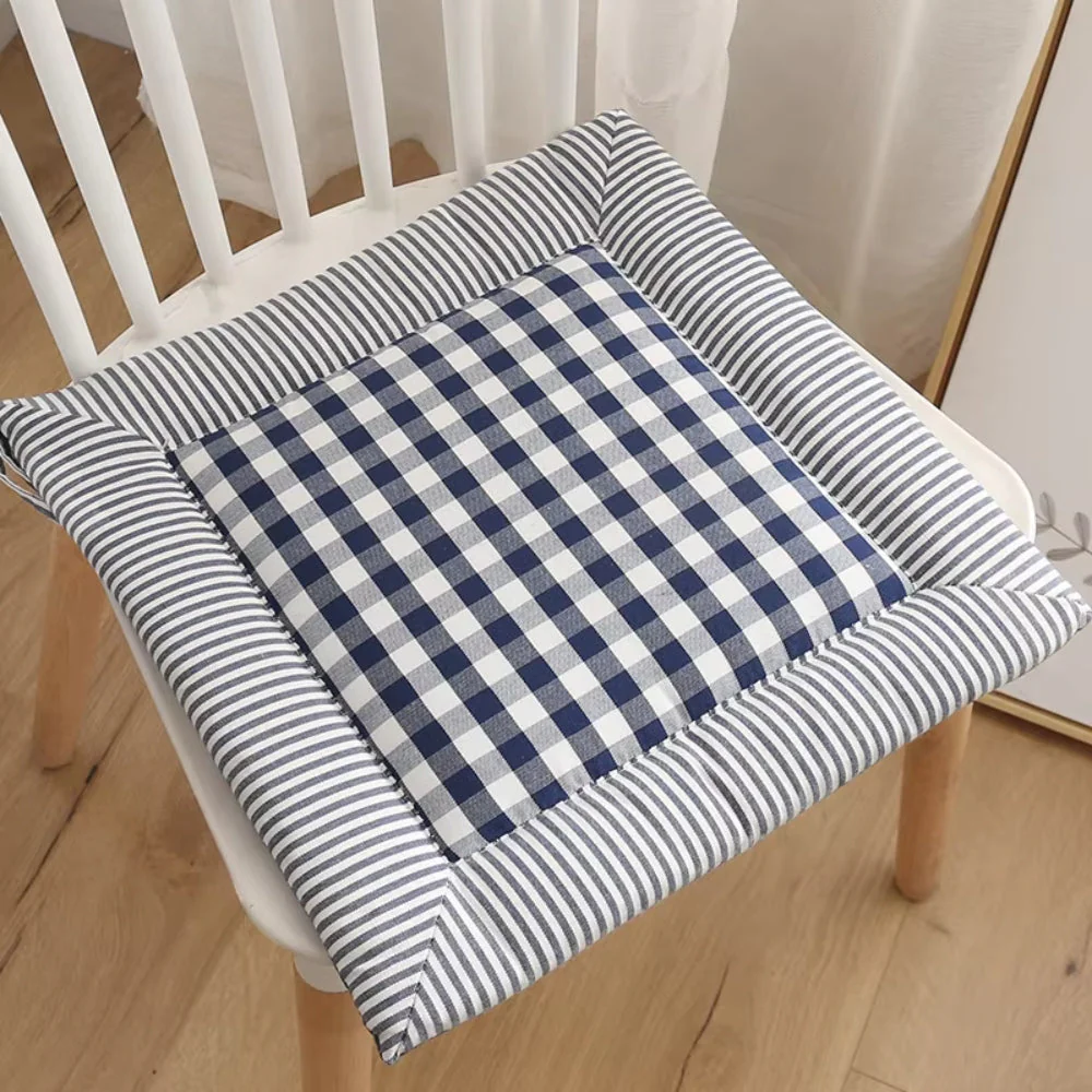 Liven Cotton Seat Pad Dining Chair Cushion - Image 8