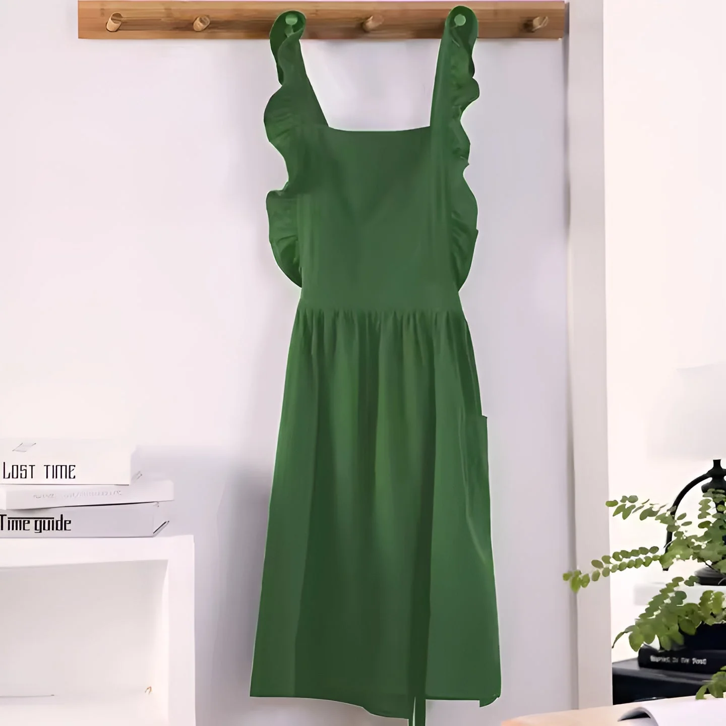 Lotus Leaf Lace Apron - Image 11