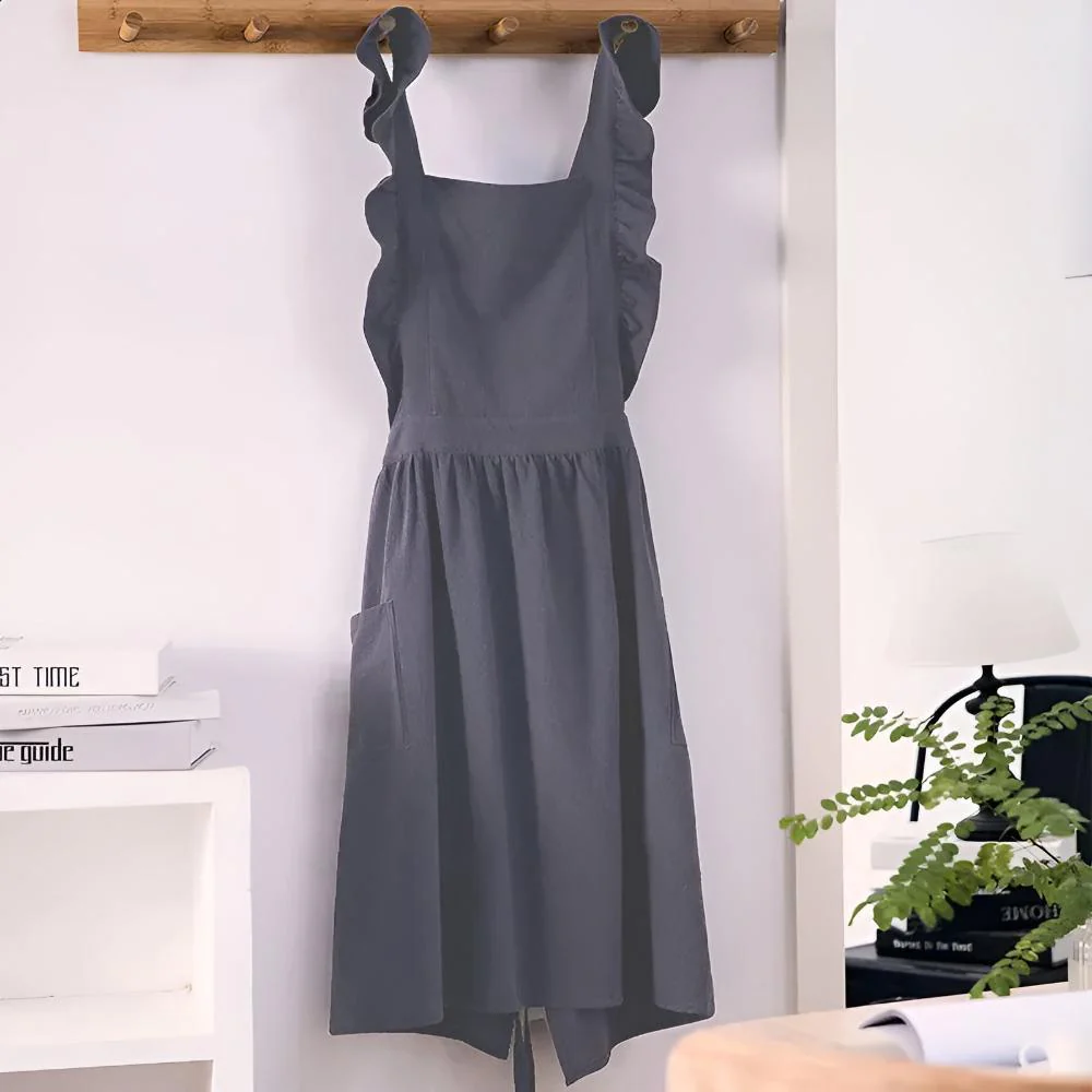 Lotus Leaf Lace Apron - Image 6