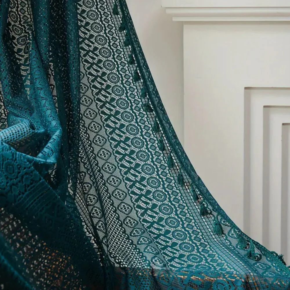 Lumine Crochet Tassel Curtain - Image 10