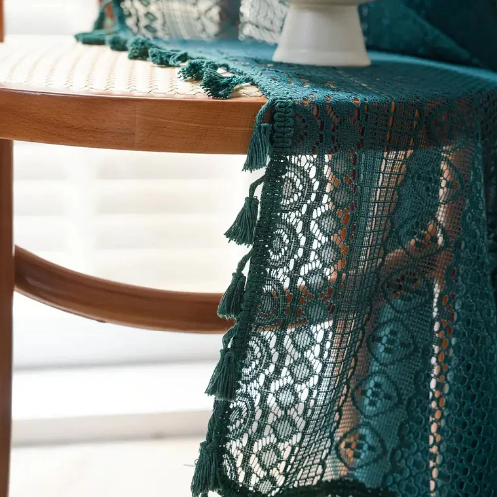 Lumine Crochet Tassel Curtain - Image 3