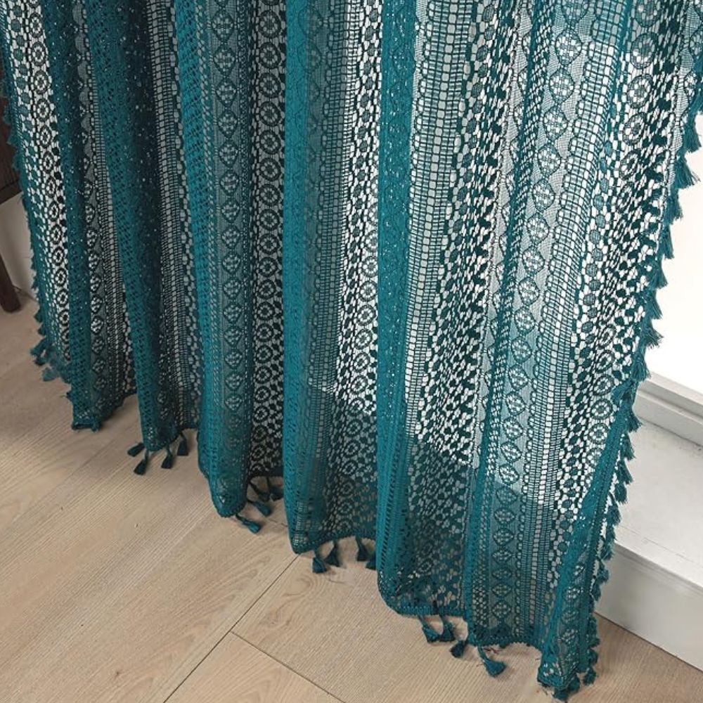Lumine Crochet Tassel Curtain - Image 4