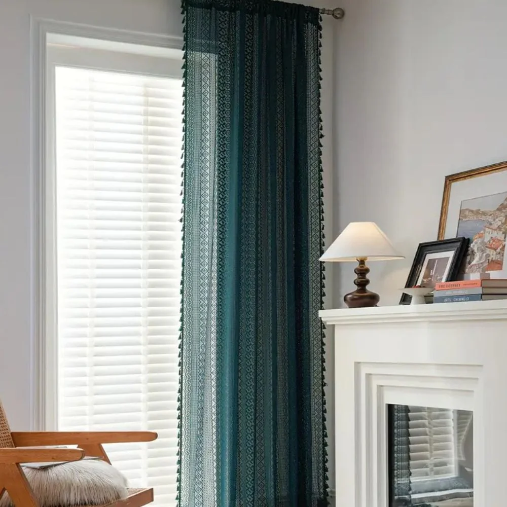 Lumine Crochet Tassel Curtain - Image 5