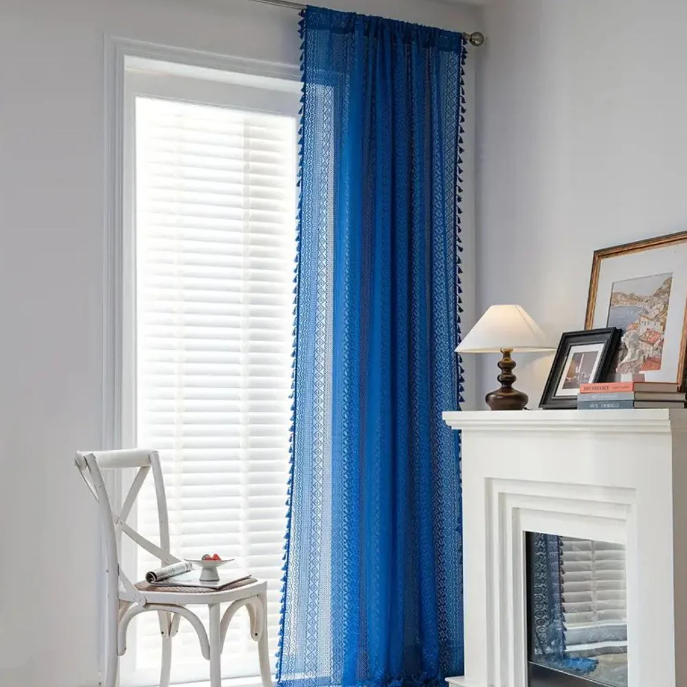Lumine Crochet Tassel Curtain - Image 6