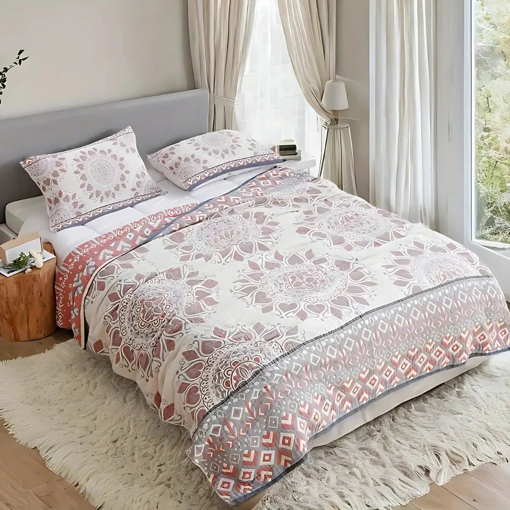 Lunara Floral Cotton Comfort Blanket - Image 2