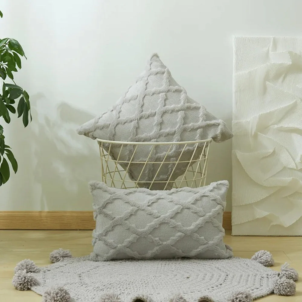 Lunel Velvet Boho Style Pillow Cushion Cover - Image 11