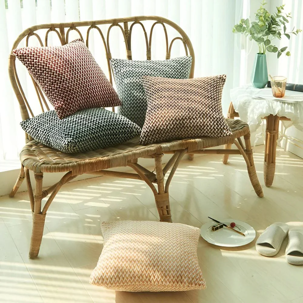 Lush Chevron Cushion Covers - Image 3
