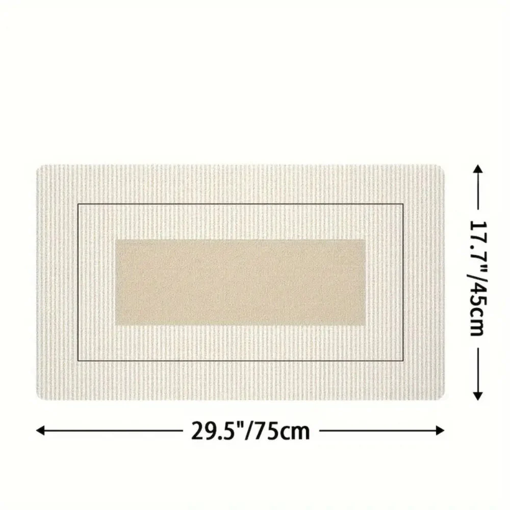 Lush Floral Striped Kitchen Mat - Image 9