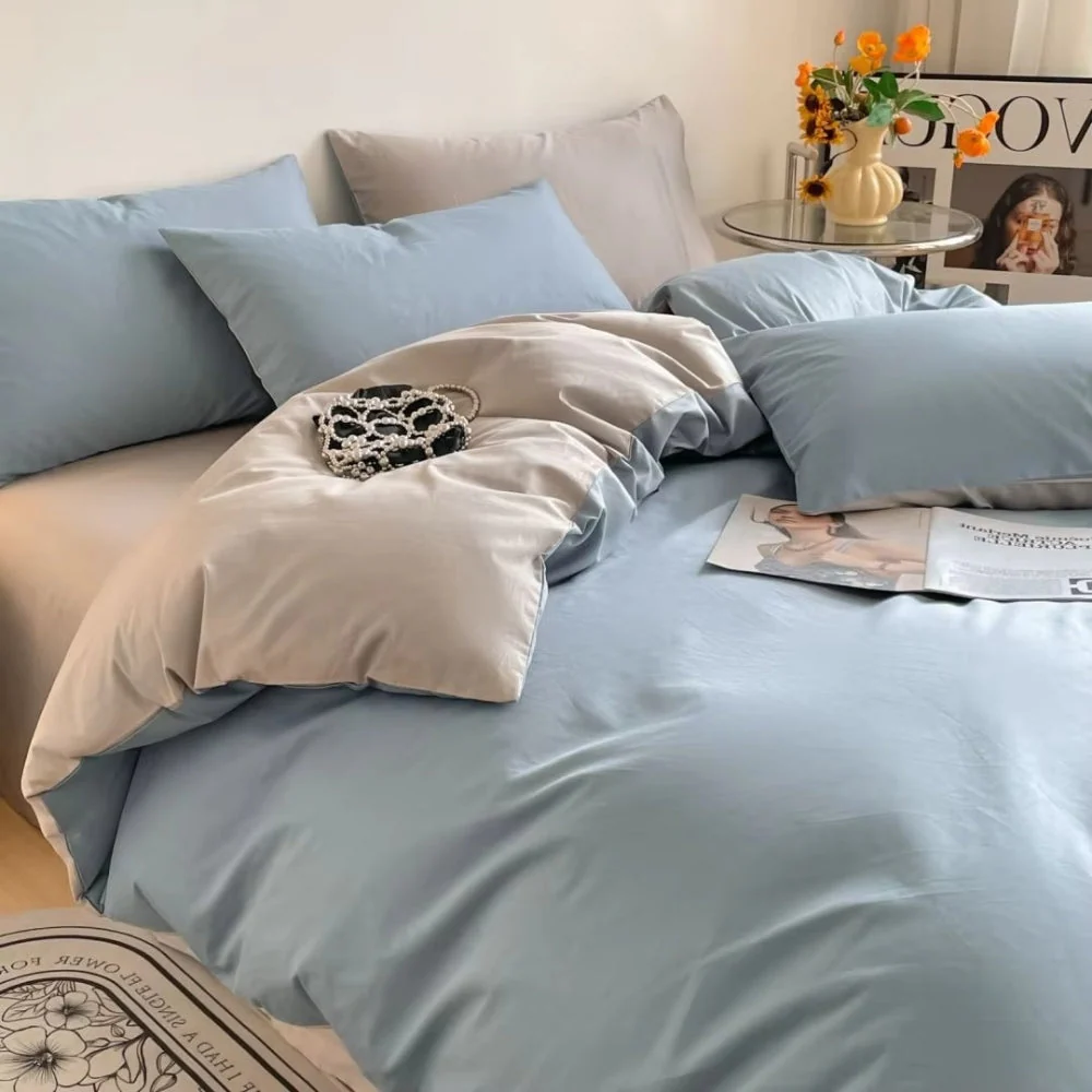 Lustova Cotton Duvet Cover | 3pcs Set - Image 13