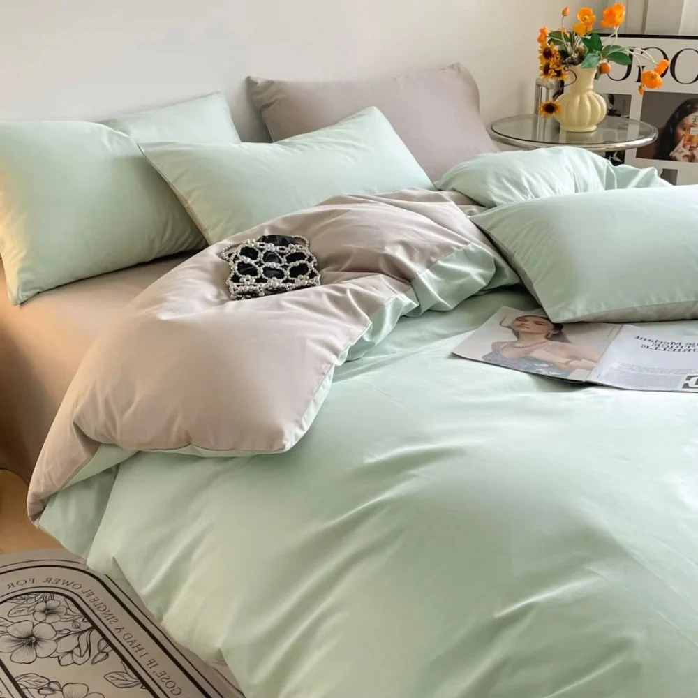 Lustova Cotton Duvet Cover | 3pcs Set - Image 4