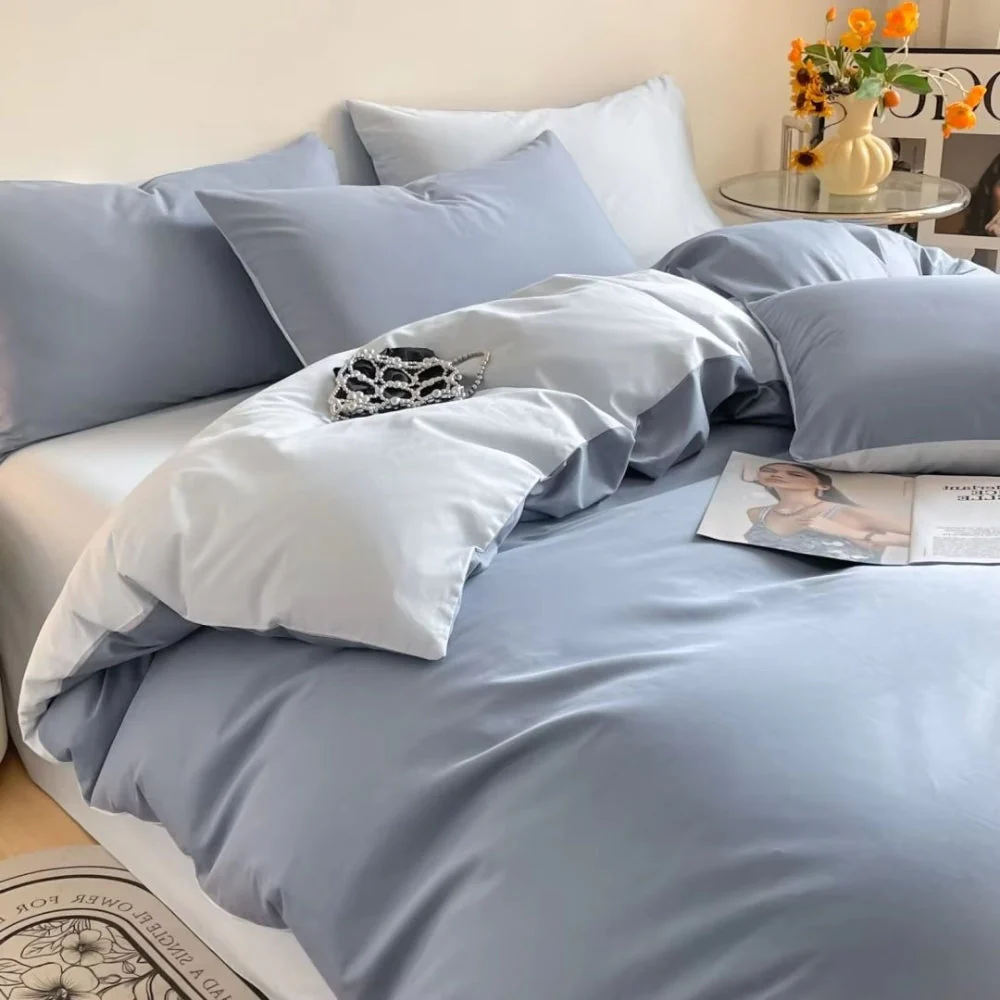 Lustova Cotton Duvet Cover | 3pcs Set - Image 6