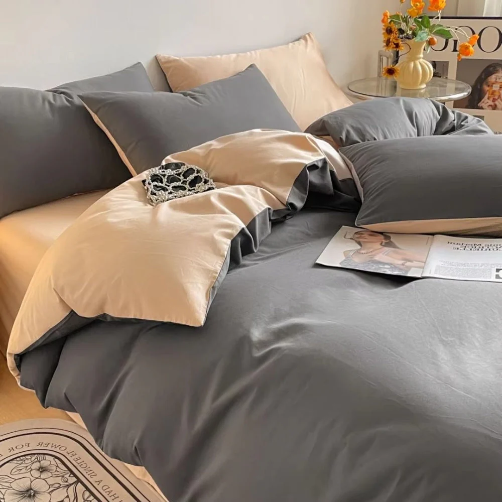 Lustova Cotton Duvet Cover | 3pcs Set - Image 7