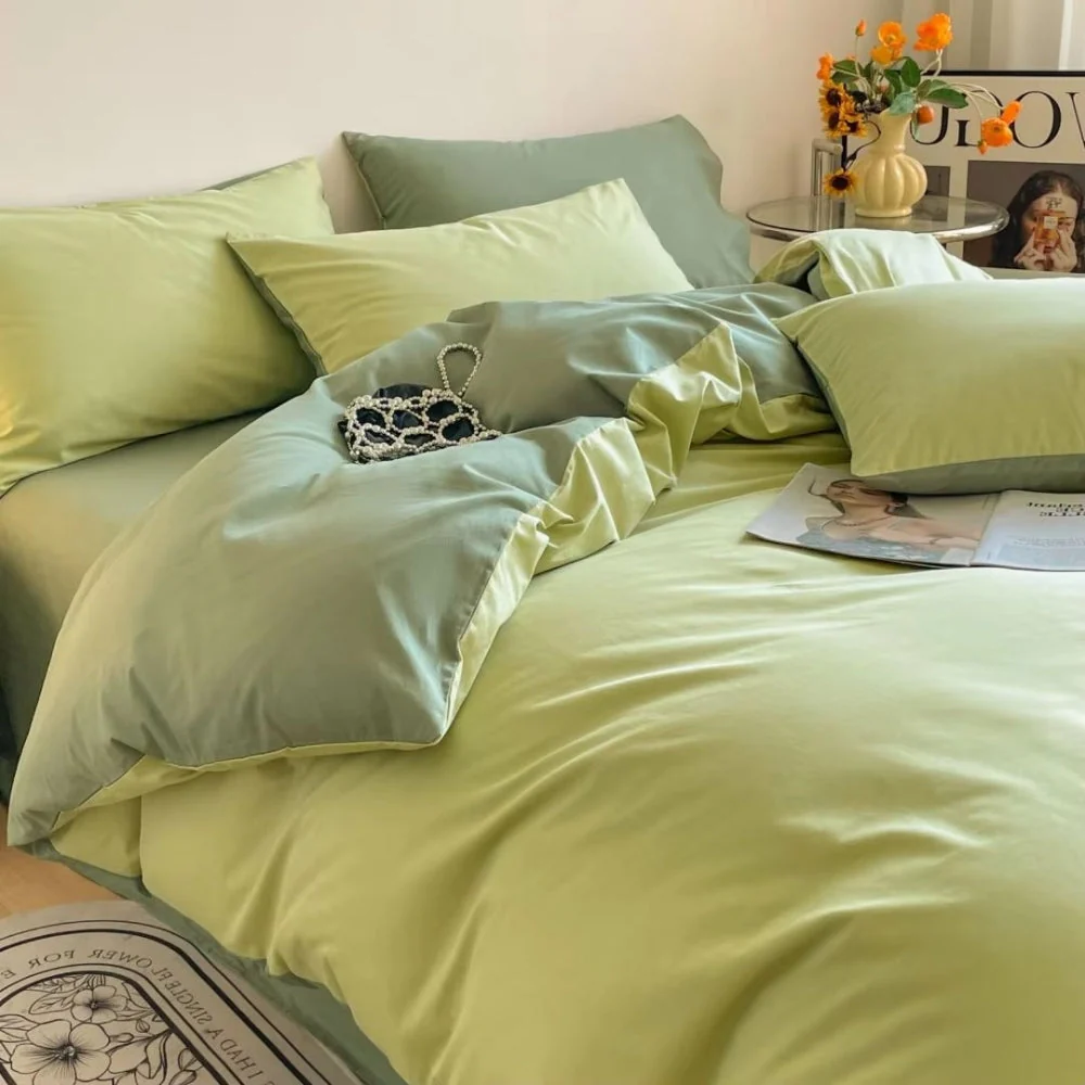 Lustova Cotton Duvet Cover | 3pcs Set - Image 8