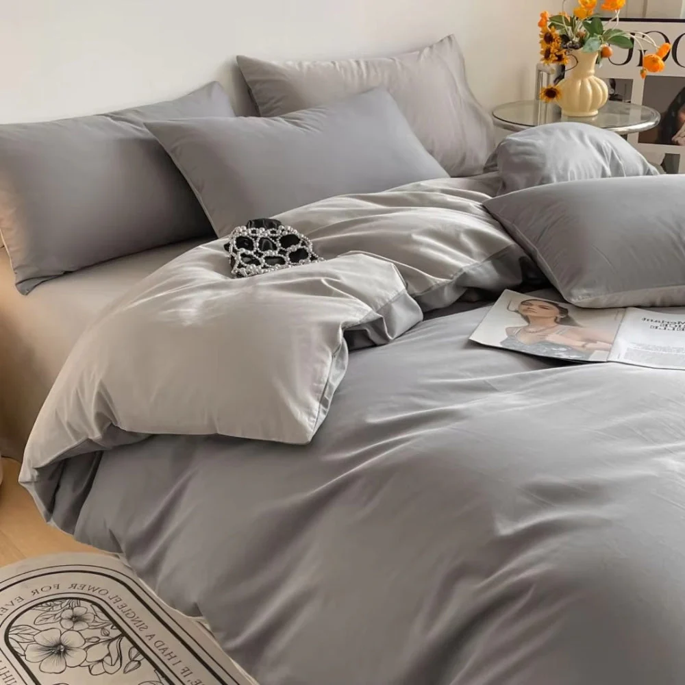 Lustova Cotton Duvet Cover | 3pcs Set - Image 9