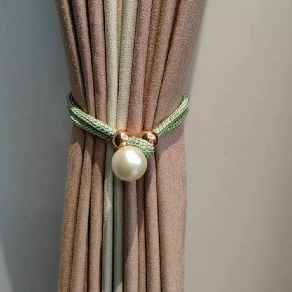 Lustrous Pearl Curtain Tie Back | 2 Pcs Set - Image 11