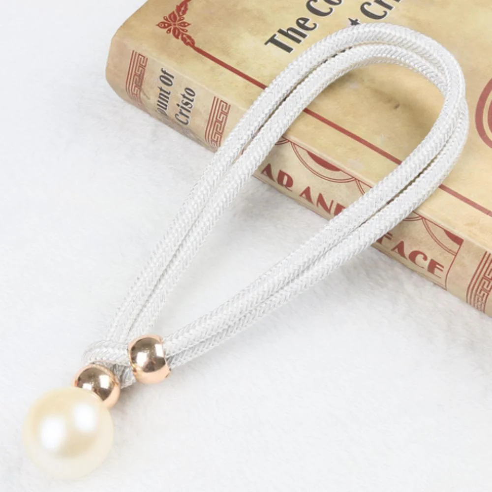 Lustrous Pearl Curtain Tie Back | 2 Pcs Set - Image 4