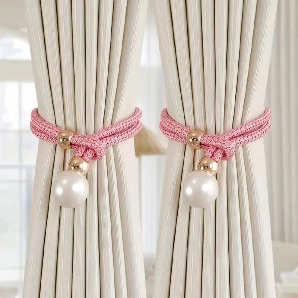 Lustrous Pearl Curtain Tie Back | 2 Pcs Set - Image 5