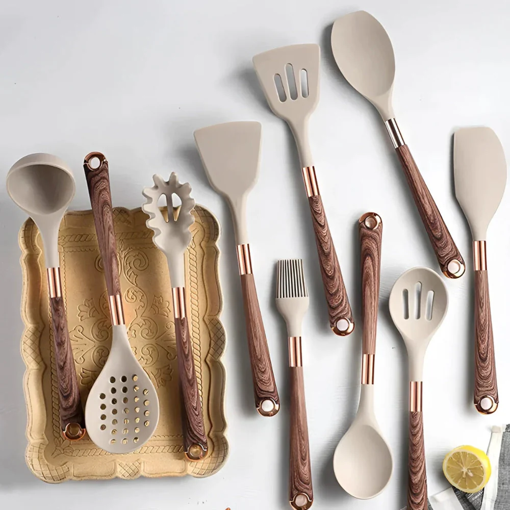 Luxe Silicone Cooking Utensils | 10 Pcs Set - Image 8