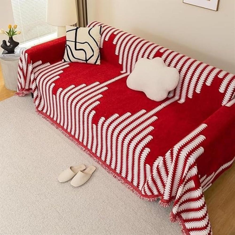 Modern Monochrome Fern Sofa Cover - Image 11