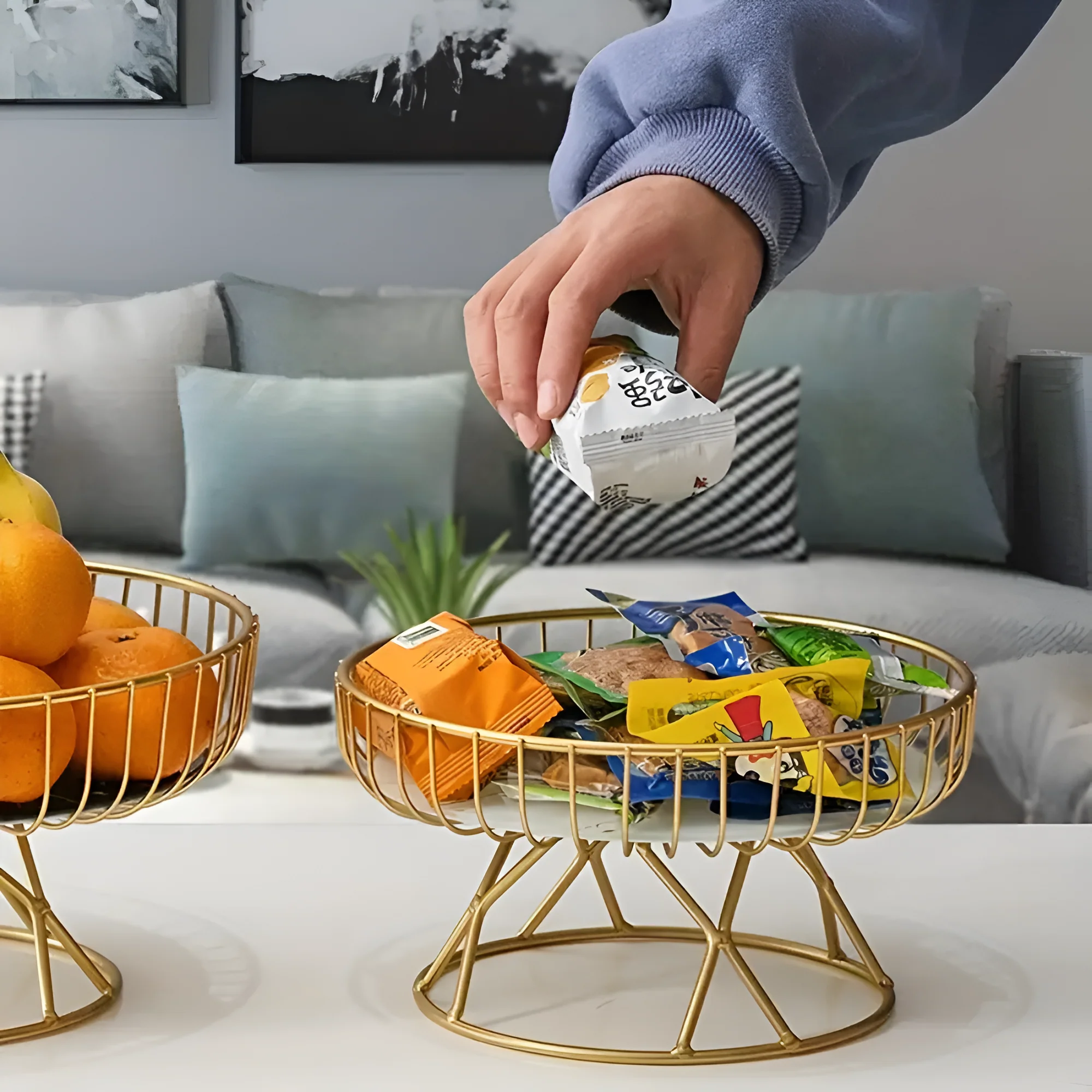 Luxury Ceramic Marble Serving Tray - Image 7